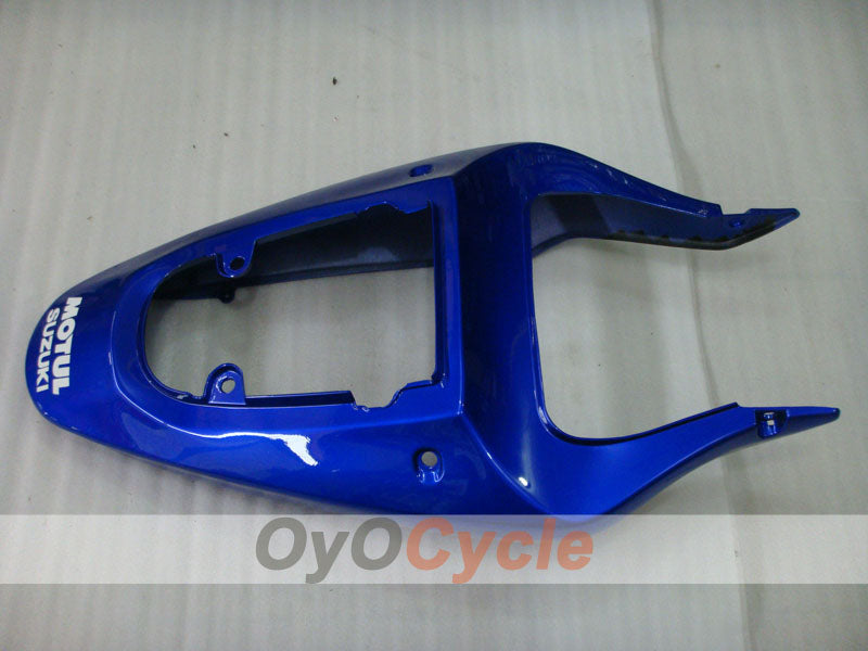 Injection Fairing kit for 00-03 GSX R750 - Blue, White - MOTUL #OYO87905142