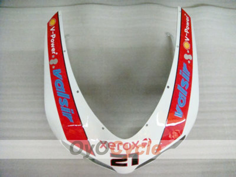 Injection Fairing kit for 07-09 Ducati 1098 - Red, White - Xerox #OYO87902232