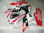 Injection Fairing kit for 08-13 Ducati 848 - Red, White - Xerox #OYO87902235