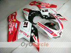 Injection Fairing kit for 08-13 Ducati 848 - Red, White - Xerox #OYO87902235