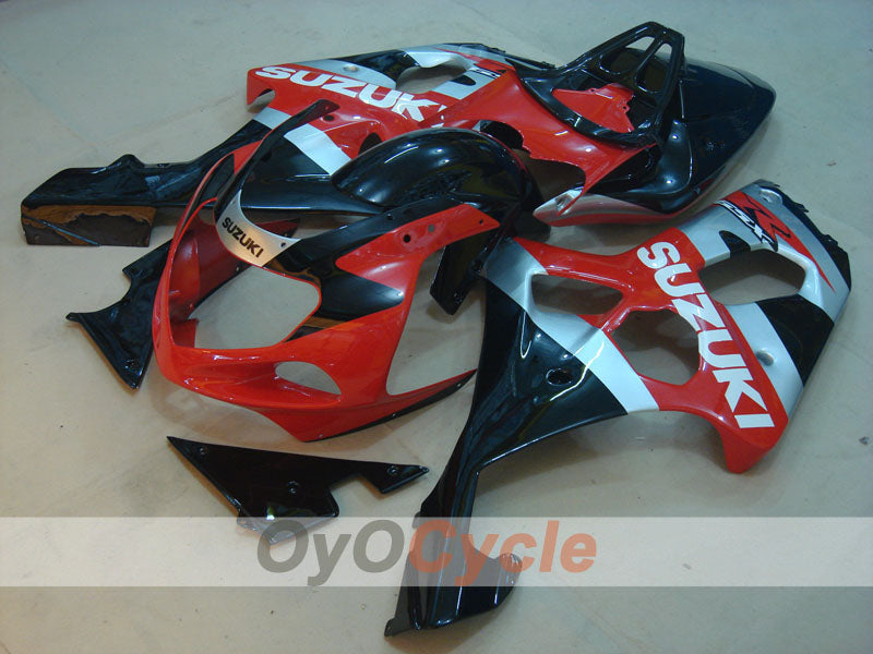 Injection Fairing kit for 00-02 GSX R1000 - Red, Black - Factory Style #OYO87901758