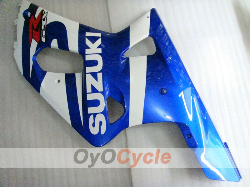 Injection Fairing kit for 00-03 GSX R750 - Blue, White - Factory Style #OYO87901109