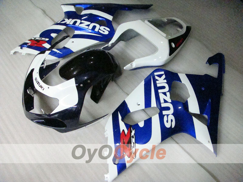 Injection Fairing kit for 00-03 GSX R750 - Blue, White - Factory Style #OYO87901109