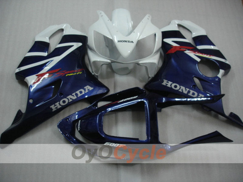 Injection Fairing kit for 01-03 CBR600F4i - Blue, White - Factory Style #OYO87900184