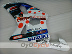 Injection Fairing kit for 00-02 GSX R1000 - Blue, White - Dark Dog, MOTUL #OYO87901723