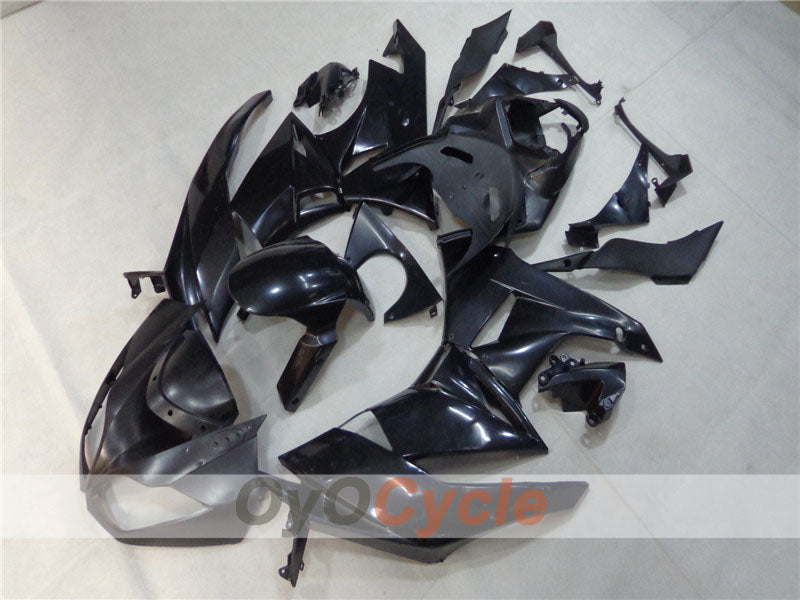 Unpainted Injection Fairing kit for 09-12 NINJA ZX-6R  - Black - Factory Style #OYO87902473