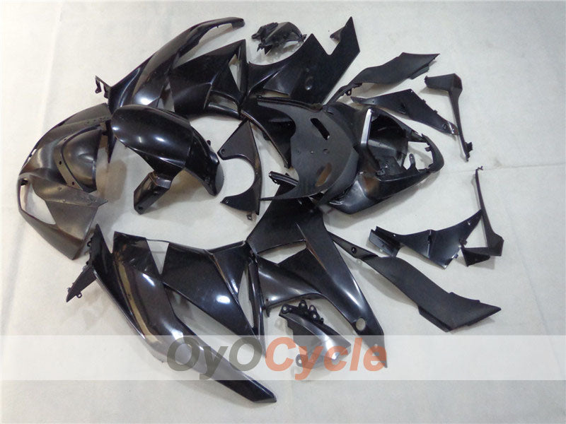 Unpainted Injection Fairing kit for 09-12 NINJA ZX-6R  - Black - Factory Style #OYO87902473