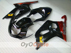 Injection Fairing kit for 00-02 GSX R1000 - Red, Black - Factory Style #OYO87905179