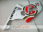 Injection Fairing kit for 01-03 GSX R600 - Red, White - Lucky Strike #OYO87901057