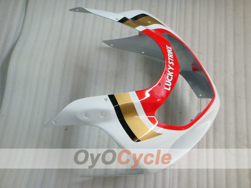 Injection Fairing kit for 01-03 GSX R600 - Red, White - Lucky Strike #OYO87901057