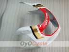 Injection Fairing kit for 00-03 GSX R750 - Red, White - Lucky Strike #OYO87901061
