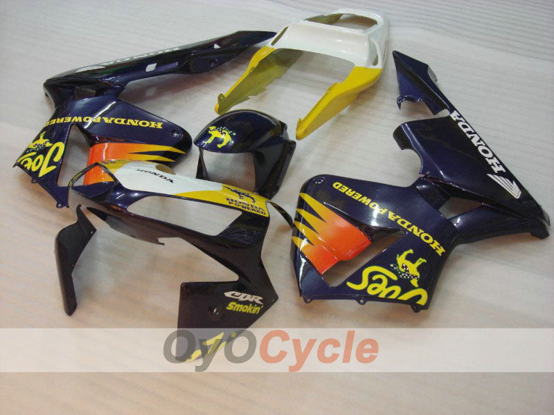 Injection Fairing kit for 03-04 CBR600RR - Yellow, Purple - Camel #OYO87902504