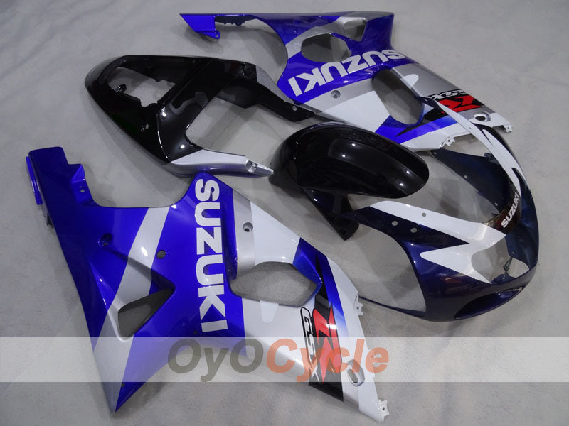 Injection Fairing kit for 00-02 GSX R1000 - Blue, Black - Factory Style #OYO87905130