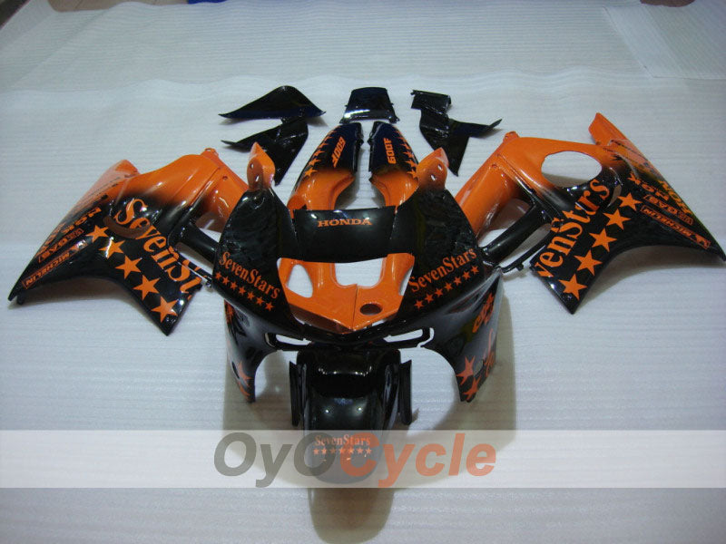 Injection Fairing kit for 95-96 CBR600F3 - Orange, Black - SevenStars #OYO87900103