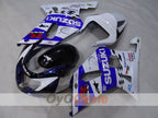 Injection Fairing kit for 00-03 GSX R750 - Blue, White - MICHELIN #OYO87905137