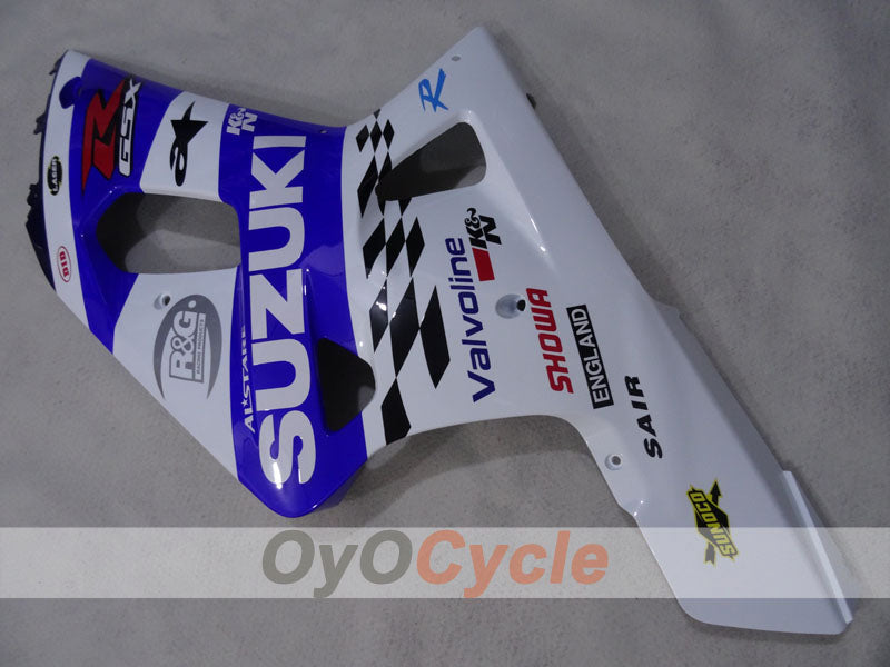 Injection Fairing kit for 00-02 GSX R1000 - Blue, White - MICHELIN #OYO87905183