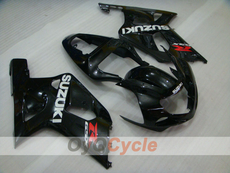 Injection Fairing kit for 01-03 GSX R600 - Black - Factory Style #OYO87905085 Main image