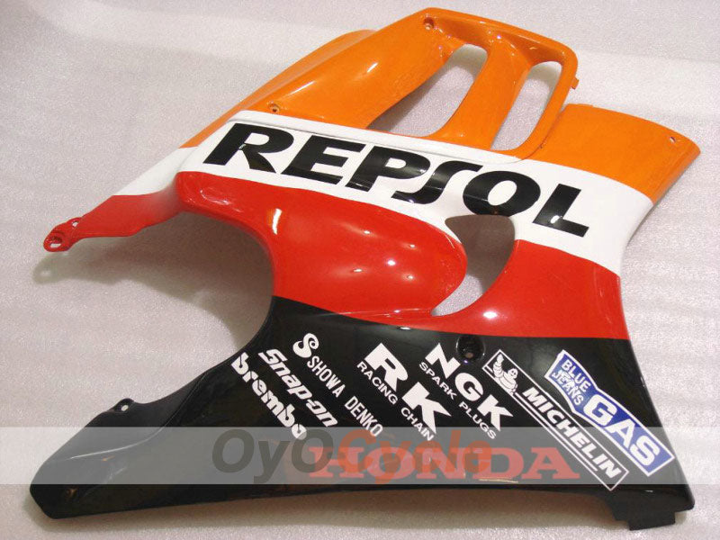 Injection Fairing kit for 95-96 CBR600F3 - Orange, Black - Repsol #OYO87902761