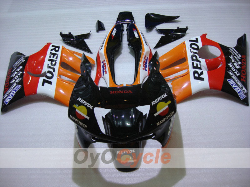 Injection Fairing kit for 95-96 CBR600F3 - Orange, Black - Repsol #OYO87902761 Secondary image