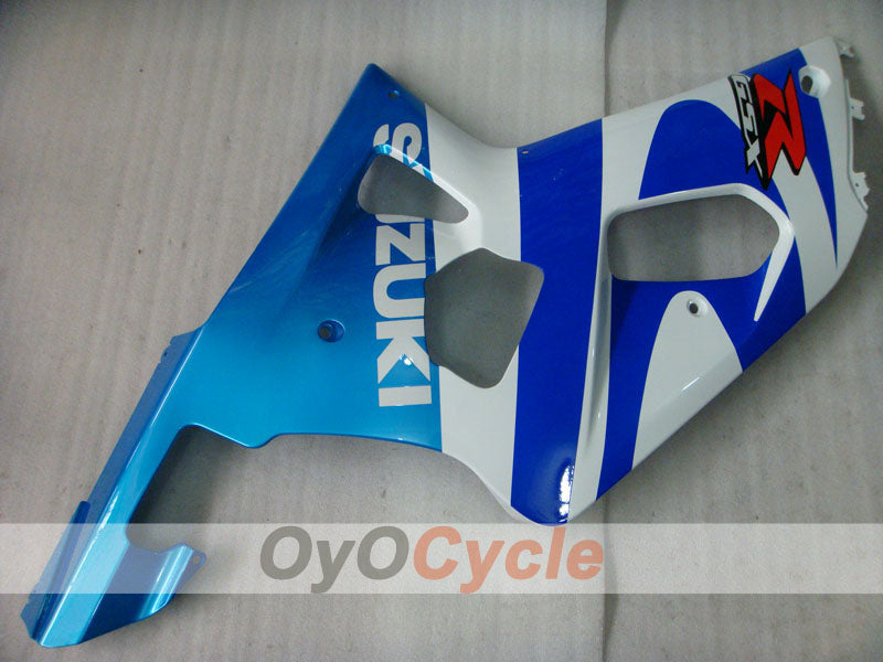 Injection Fairing kit for 00-03 GSX R750 - Blue, White - Factory Style #OYO87905123