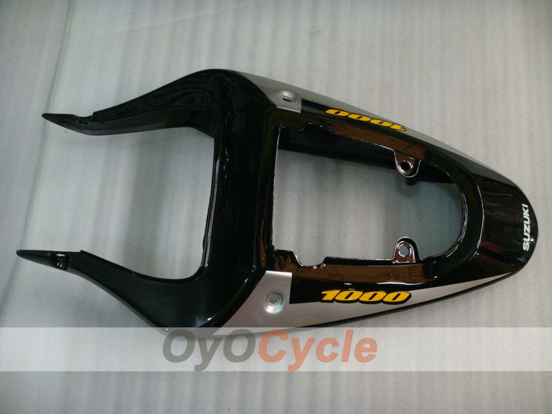 Injection Fairing kit for 00-02 GSX R1000 - Black, Silver - Factory Style #OYO87901772