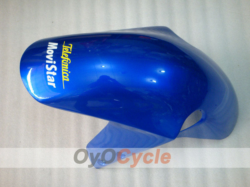 Injection Fairing kit for 00-03 GSX R750 - Red, Blue - Movistar #OYO87901066