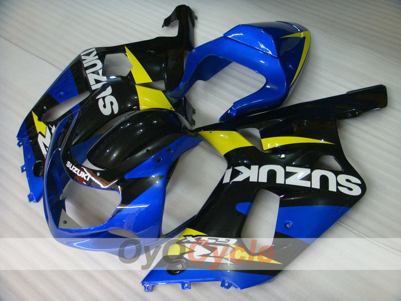 Injection Fairing kit for 00-03 GSX R750 - Blue, Black - Factory Style #OYO87905154