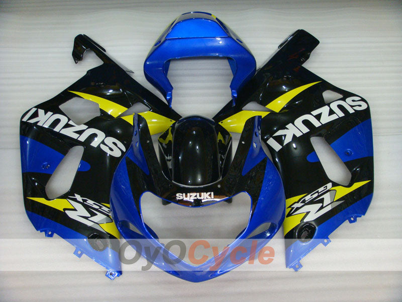 Injection Fairing kit for 00-03 GSX R750 - Blue, Black - Factory Style #OYO87905154