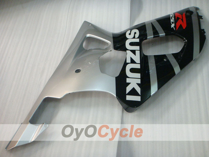 Injection Fairing kit for 00-02 GSX R1000 - Black, Silver - Factory Style #OYO87901788