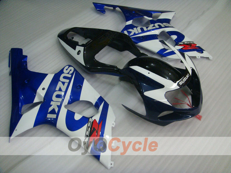 Injection Fairing kit for 00-02 GSX R1000 - Blue, White - Factory Style #OYO87901794