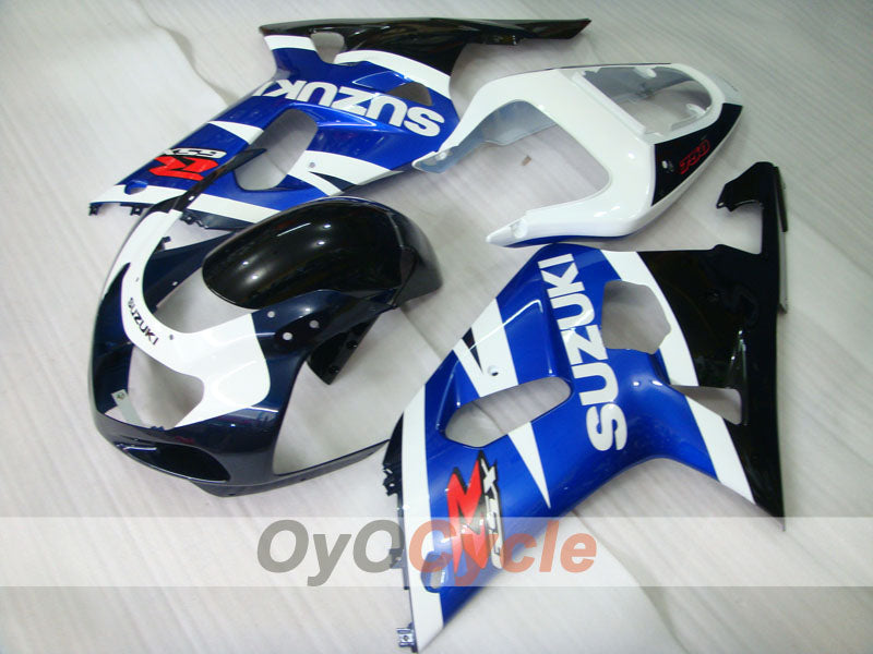 Injection Fairing kit for 00-03 GSX R750 - Blue, Black - Factory Style #OYO87901110
