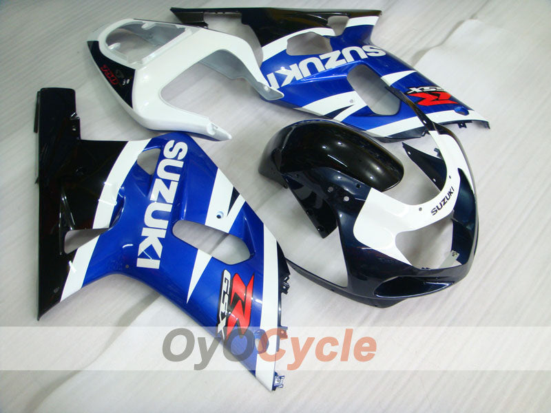 Injection Fairing kit for 00-03 GSX R750 - Blue, Black - Factory Style #OYO87901110
