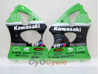 Injection Fairing kit for 00-02 NINJA ZX-6R - Green, Black - Nakano #OYO87901726
