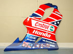 Injection Fairing kit for 99-00 CBR600F4 - Red, Blue - Castrol #OYO87900107