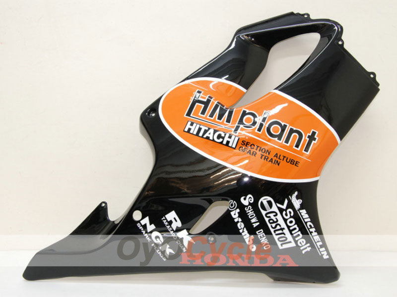 Injection Fairing kit for 99-00 CBR600F4 - Black - Castrol #OYO87900113