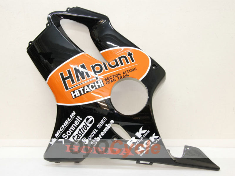 Injection Fairing kit for 99-00 CBR600F4 - Black - Castrol #OYO87900113