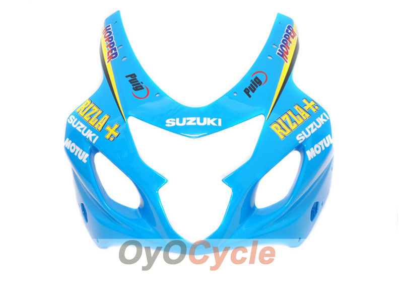 Injection Fairing kit for 04-05 GSX R750 - Yellow, Blue - Rizla+ #OYO87901230