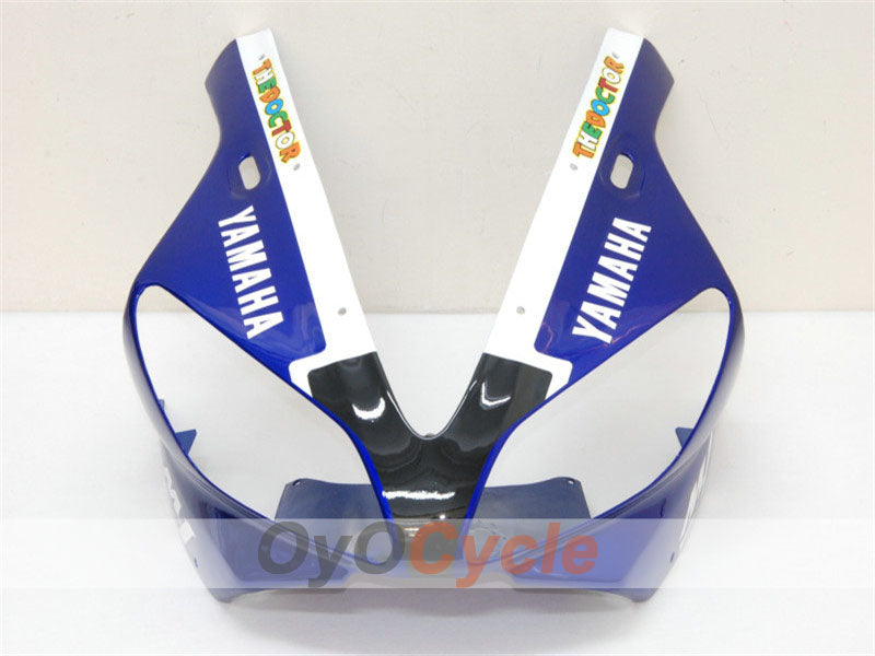Injection Fairing kit for 00-01 YZF-R1 - Blue, White - FIAT, MOTUL #OYO87900761