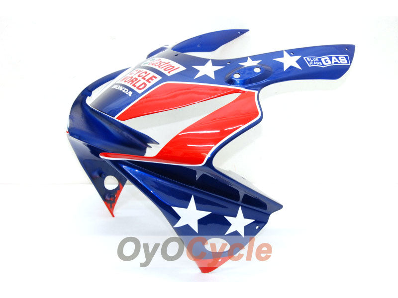 Injection Fairing kit for 02-03 CBR900RR 954 - Red, Blue - Castrol #OYO87902700