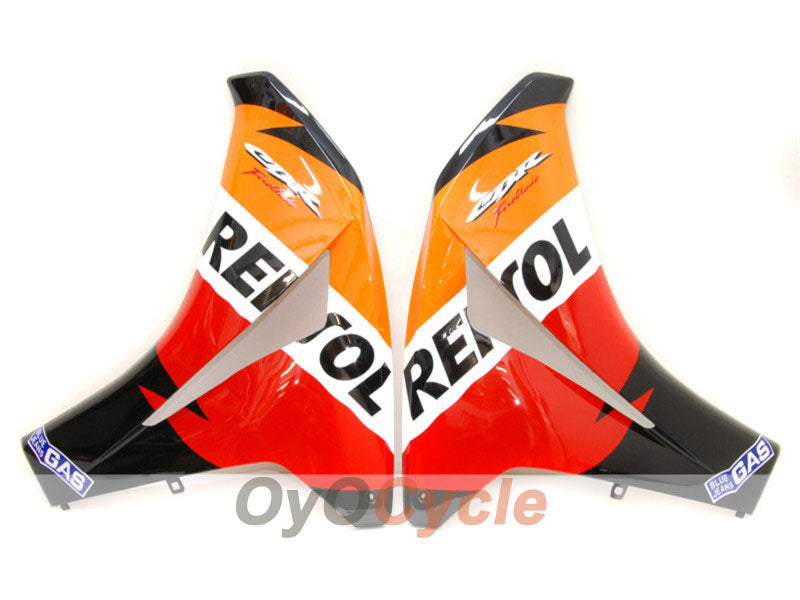 Injection Fairing kit for 08-11 CBR1000RR - Orange, Black - Repsol #OYO87900720 Secondary image