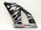 Injection Fairing kit for 00-01 YZF-R1 - White, Black - Flame #OYO87900763