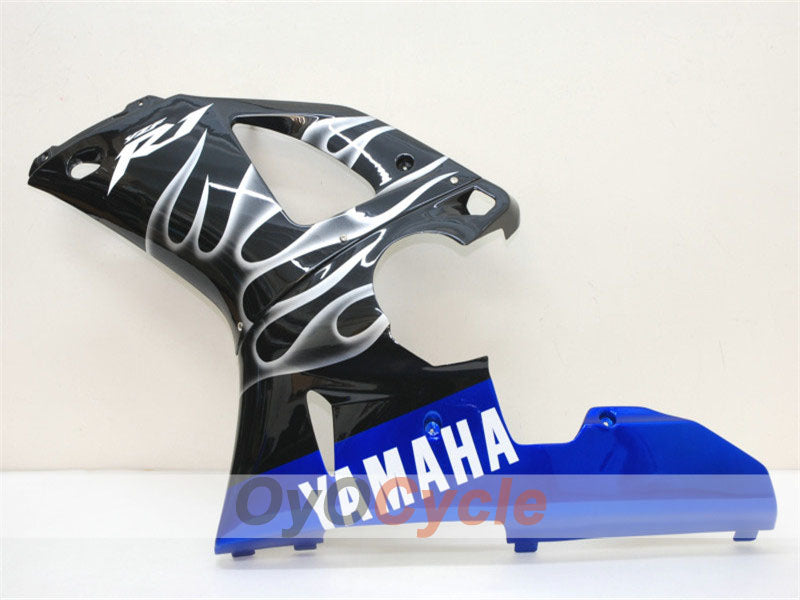 Injection Fairing kit for 00-01 YZF-R1 - White, Black - Flame #OYO87900763
