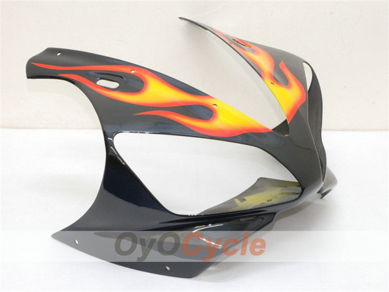 Injection Fairing kit for 00-01 YZF-R1 - Yellow, Black - Flame #OYO87900766