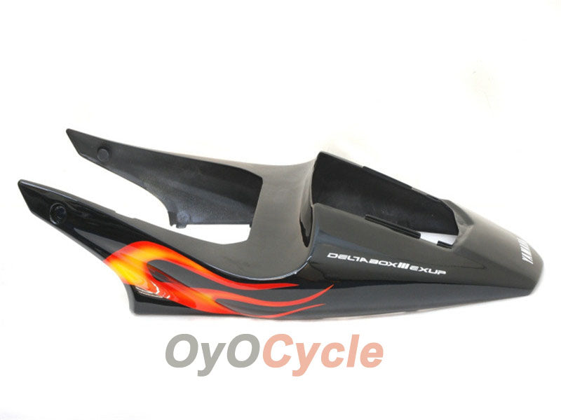 Injection Fairing kit for 00-01 YZF-R1 - Yellow, Black - Flame #OYO87900766