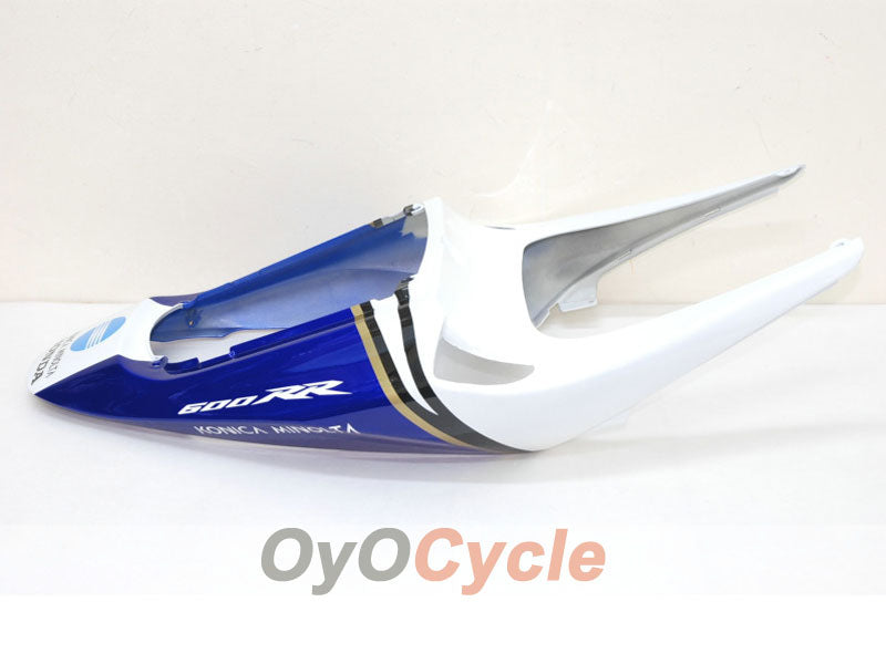 Injection Fairing kit for 05-06 CBR600RR - White, Black - Konica Minolta, MICHELIN #OYO87900254