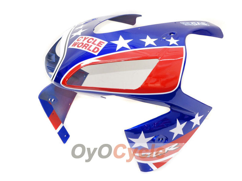Injection Fairing kit for 03-04 CBR600RR - Red, Blue - Castrol #OYO87900222