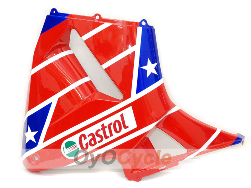 Injection Fairing kit for 03-04 CBR600RR - Red, Blue - Castrol #OYO87900222