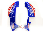Injection Fairing kit for 03-04 CBR600RR - Red, Blue - Castrol #OYO87900222