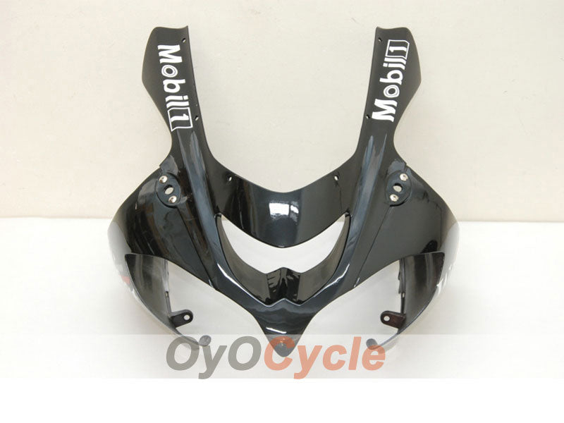 Injection Fairing kit for 04-05 NINJA ZX-10R - White, Black - West #OYO87901550
