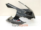 Injection Fairing kit for 04-05 NINJA ZX-10R - White, Black - West #OYO87901550